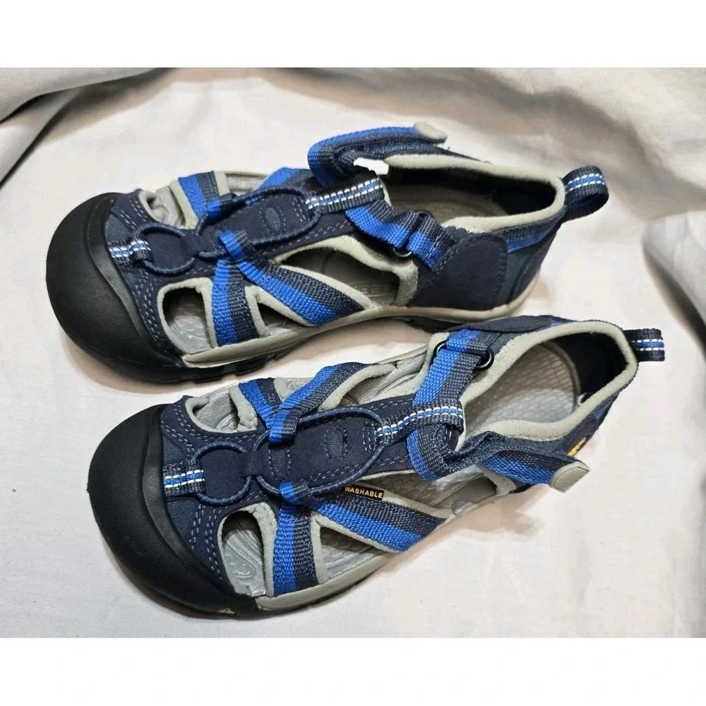 Keen‎ Sandals Kids 2 Youth Venice H2 Fisherman Hiking Water Shoes Navy Blue